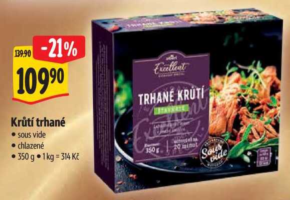 Krůtí trhané, 350 g