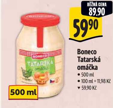 Boneco Tatarská omáčka, 500 ml