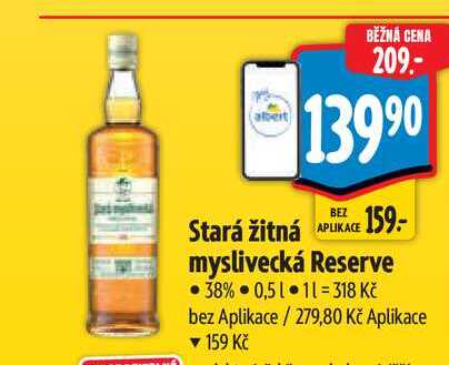   Stará žitná myslivecká Reserve 38% 0,51 