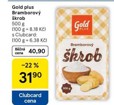Gold plus Bramborový škrob, 500 g 