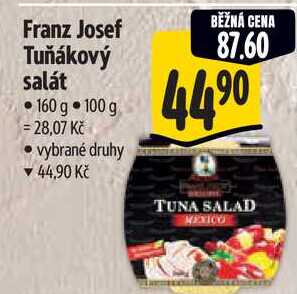 Franz Josef Tuňákový salát, 160 g 