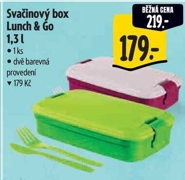 Svačinový box Lunch & Go 1,3 l