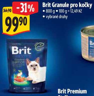Brit Granule pro kočky, 800 g