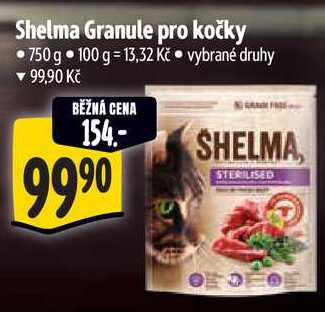 Shelma Granule pro kočky, 750 g