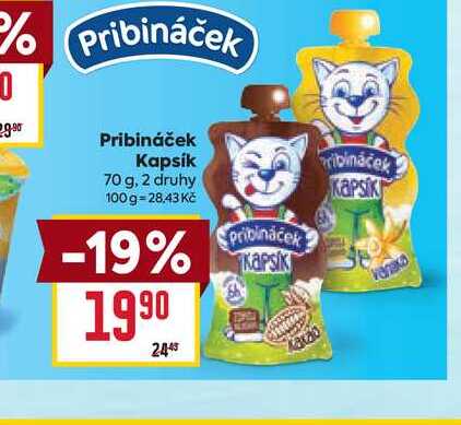 Pribináček Kapsík 70 g