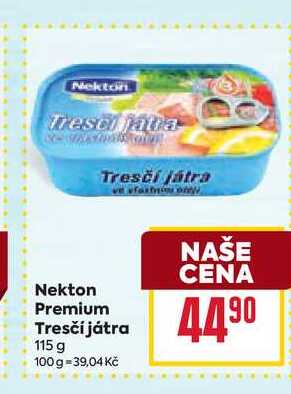 Nekton Premium Tresčí játra 115 g 