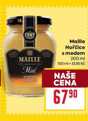 Maille Hořčice s medem 200 ml 