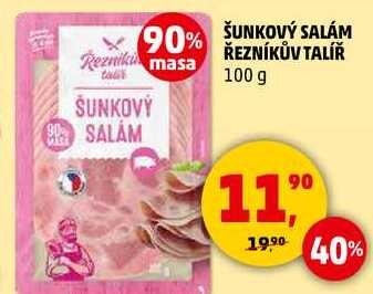 ŠUNKOVÝ SALÁM ŘEZNÍKŮV TALÍŘ, 100 g