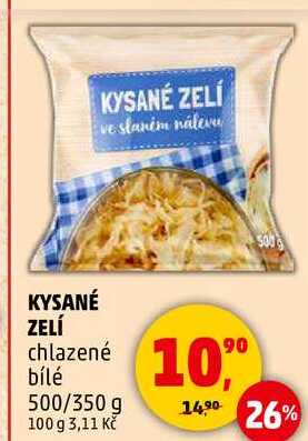 KYSANÉ ZELÍ ve slaném nálevu, 500/350 g 