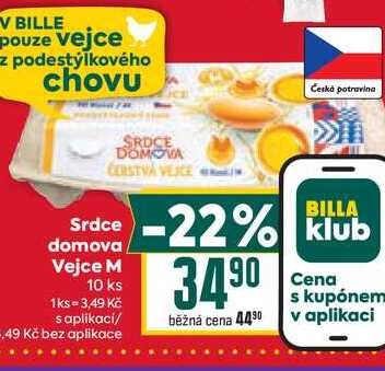 Srdce domova Vejce M 10 ks