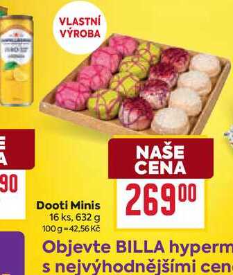 Dooti Minis 16 ks, 632 g 