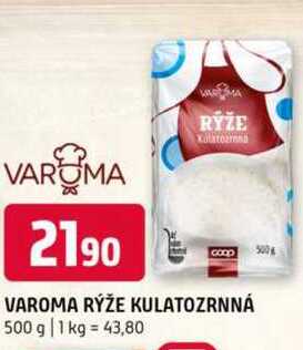 VAROMA RÝŽE KULATOZRNNÁ 500 g