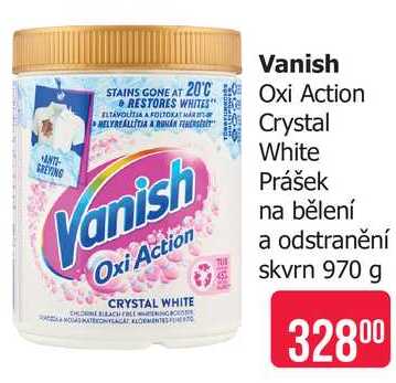 Vanish Oxi Action Crystal White 970 g 