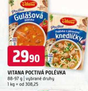 VITANA POCTIVÁ POLÉVKA 88-97 g