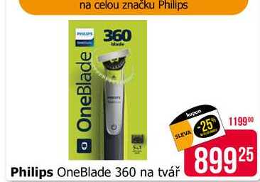 Philips OneBlade 360 na tvář 