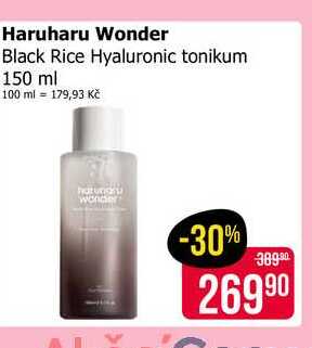 Haruharu Wonder Black Rice Hyaluronic tonikum 150 ml 