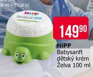 HiPP Babysanft dětský krém Želva 100 ml 