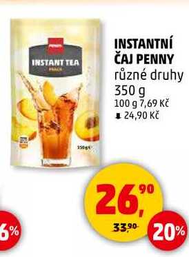 INSTANTNÍ ČAJ PENNY různé druhy, 350 g  