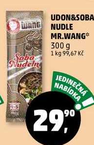 UDON&SOBA WANG NUDLE MR.WANG, 300 g