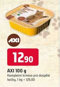 AXI 100 g Kompletni krmivo pro dospělé kočky