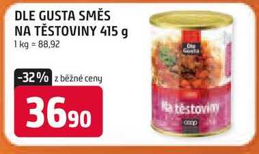 DLE GUSTA SMĚS NA TĚSTOVINY 415 g