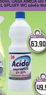 IO SPLENDO WC čistič Acido M. 1l 