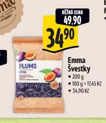   Emma Švestky  200 g 