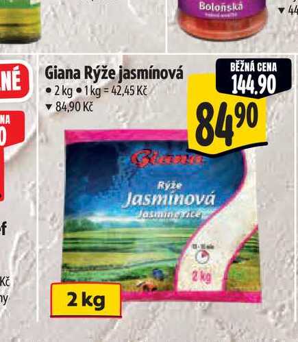  Giana Rýže jasmínová  2 kg