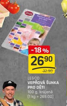VEPŘOVÁ ŠUNKA PRO DĚTI 100 g