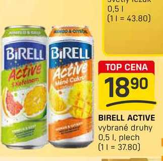 BIRELL ACTIVE vybrané druhy 0,5 1, plech