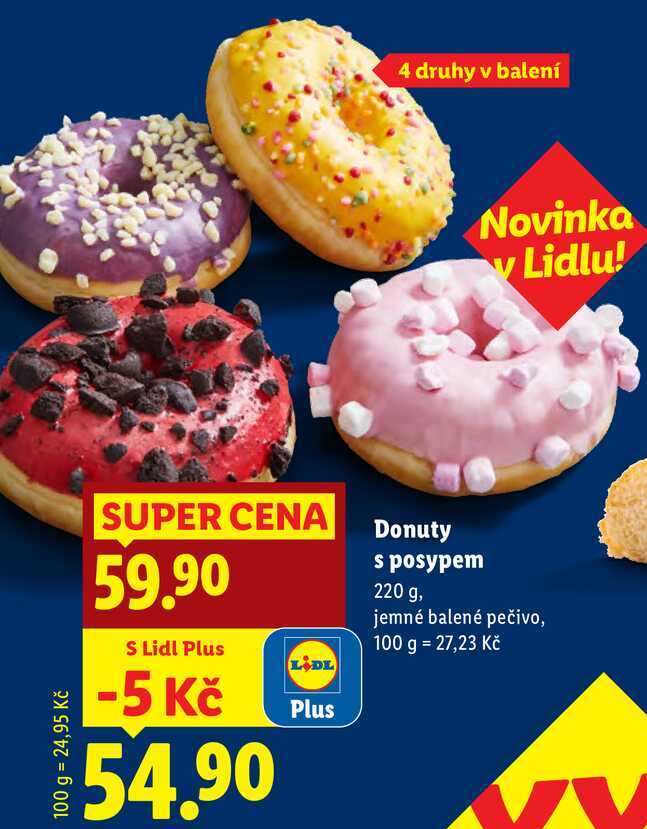 Donuty s posypem, 220 g