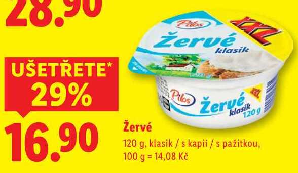 Žervé, 120 g