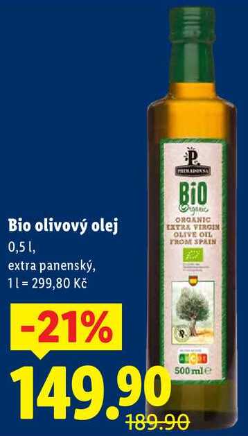 Bio olivový olej, 0,5 l