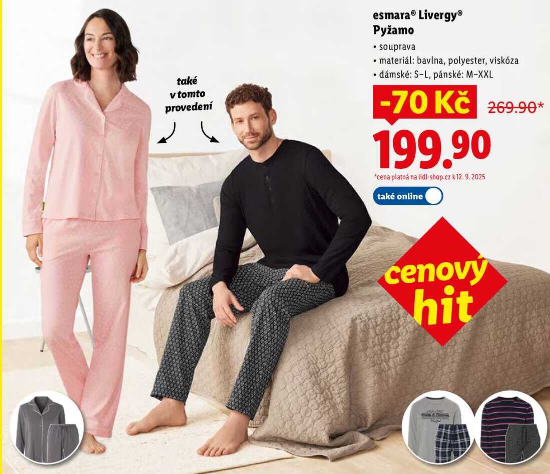 esmara Livergy Pyžamo