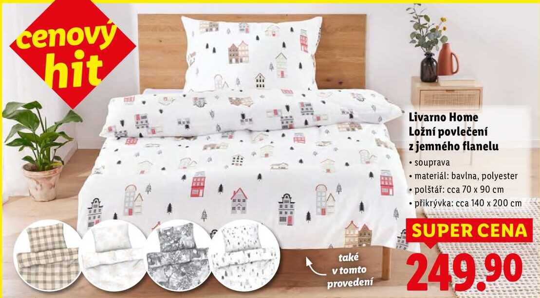 Livarno Home Ložní povlečení z jemného flanelu 