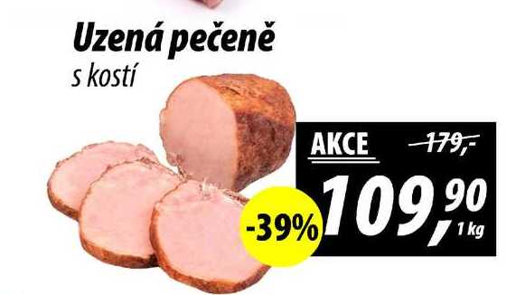 Uzená pečeně s kostí, 1 kg