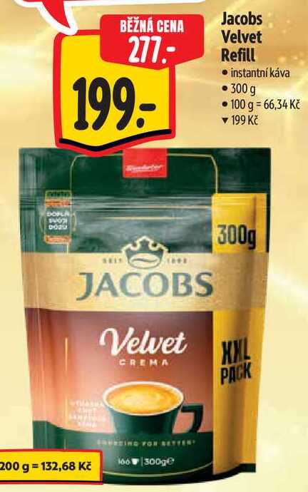 Jacobs Velvet Refill, 300 g