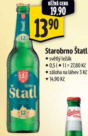 Starobrno Štatl, 0,5 l 