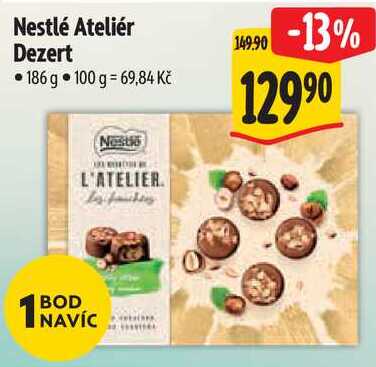 Nestlé Ateliér Dezert, 186 g