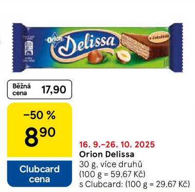 Orion Delissa, 30 g, více druhů  