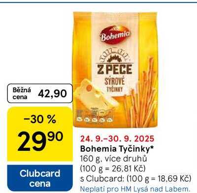 Bohemia Tyčinky, 160 g, více druhů  