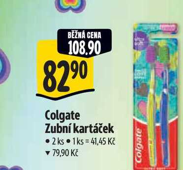   Colgate Zubní kartáček  2 ks 