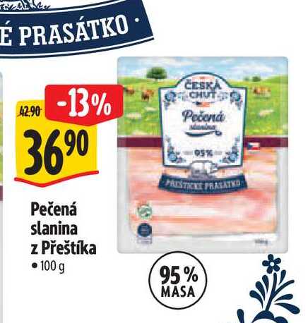  Pečená slanina z Přeštíka 100 g  