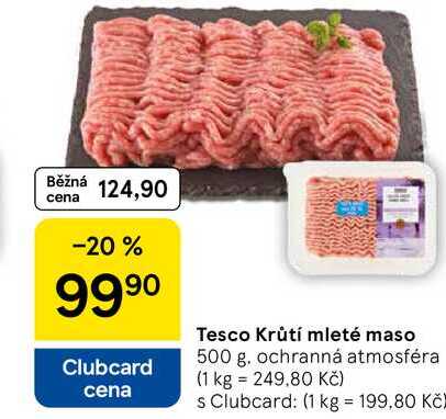 Tesco Krůtí mleté maso, 500 g 