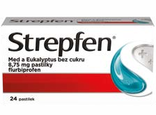 STREPFEN MED A EUKALYPTUS BEZ CUKRU