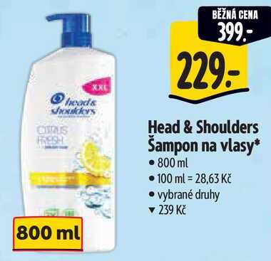 Head & Shoulders Šampon na vlasy, 800 ml