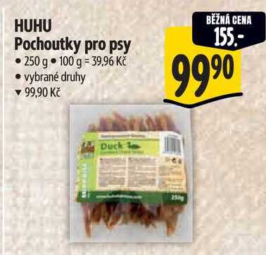 HUHU Pochoutky pro psy, 250 g