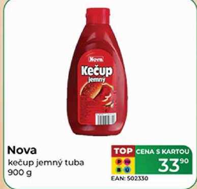 Nova kečup jemný tuba 900 g 