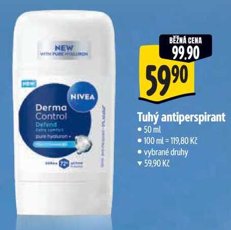 Tuhý antiperspirant, 50 ml 