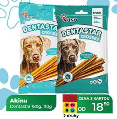 Akinu Dentastar 180g, 110g 